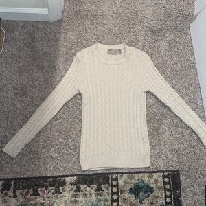 a knitted sweater